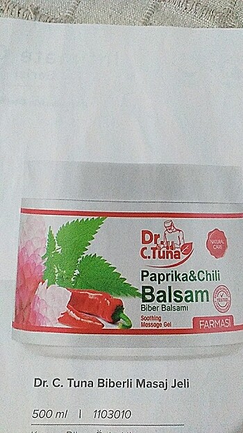 Farmasi Biberli masaj jeli