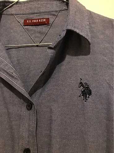 U.S Polo Assn. U.a Polo assn morcivert slimfit gömlek