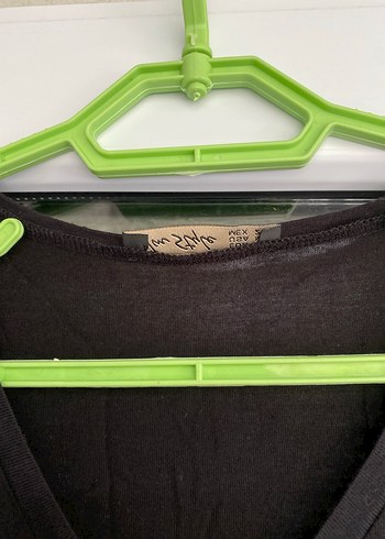 2 adet Dantelli Siyah Kısa Kollu Tişört - Görsel 6