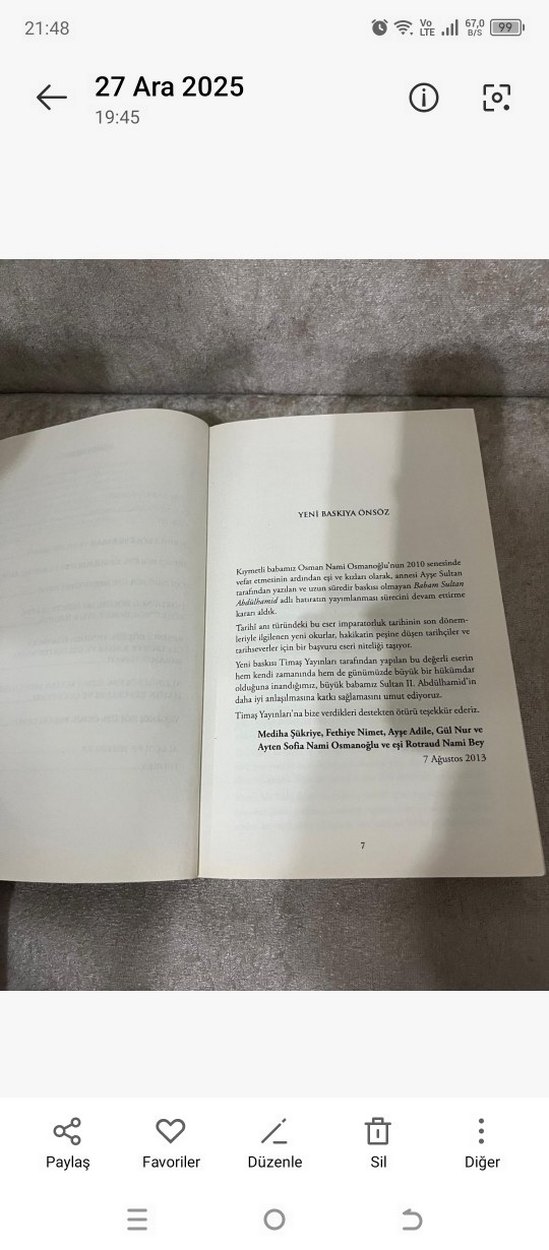 Babam Sultan Abdülhamid - Ayşe Osmanoğlu - Görsel 4