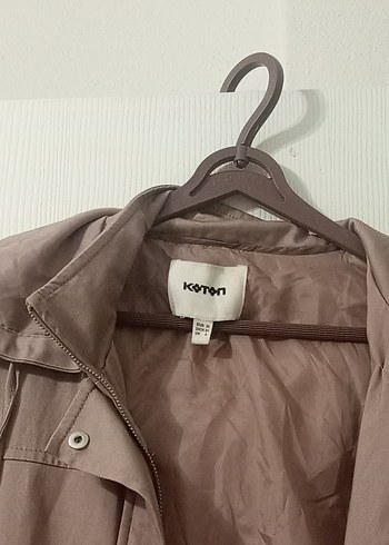 Bej Kadın Süet Midi Ceket - Görsel 2