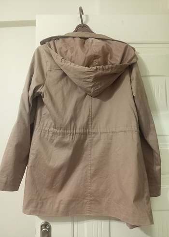 Bej Kadın Süet Midi Ceket - Görsel 5