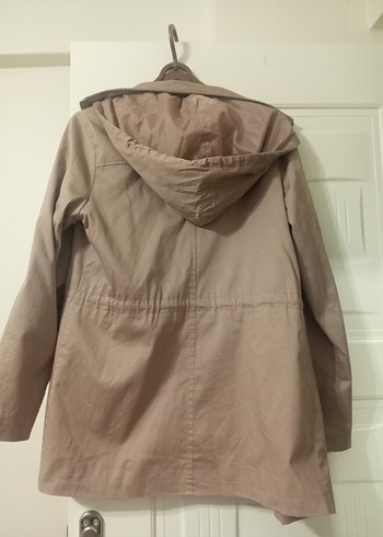 Bej Kadın Süet Midi Ceket - Görsel 3