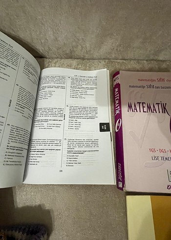 Sınav Hazırlık Matematik ve Coğrafya Deneme Kitapları - Görsel 2