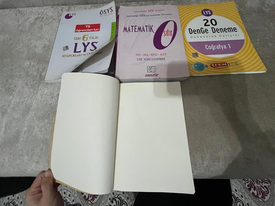 Sınav Hazırlık Matematik ve Coğrafya Deneme Kitapları - Görsel 3