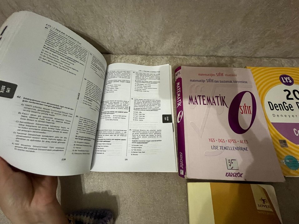 Sınav Hazırlık Matematik ve Coğrafya Deneme Kitapları - Görsel 2