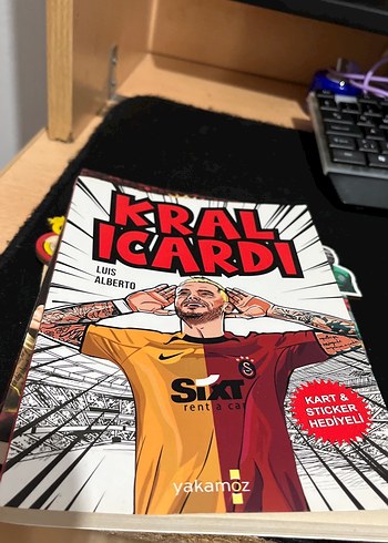 2 adet icardi kitap ve galatasaraylı kitap ayraçları set - Görsel 4