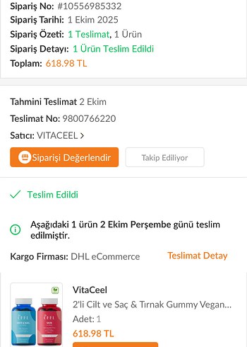 Diğer The Ceel Vita Saç ve Tırnak Takviyesi