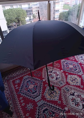 Siyah Gotik Şemsiye - Görsel 2