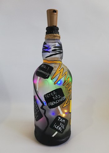 Pikachu el boyama şişe aydınlatıcı - Görsel 5