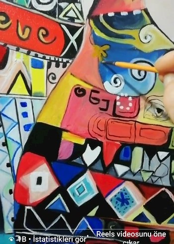 YAĞLI BOYA TABLO ÖPÜCÜK - Görsel 4