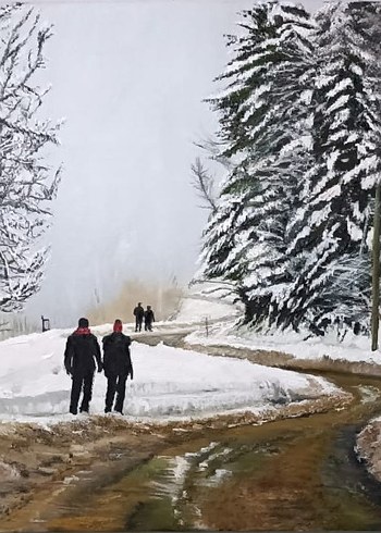 YAĞLI BOYA TABLO BOLU MANZARA - Görsel 2