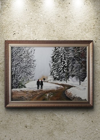 YAĞLI BOYA TABLO BOLU MANZARA - Görsel 4