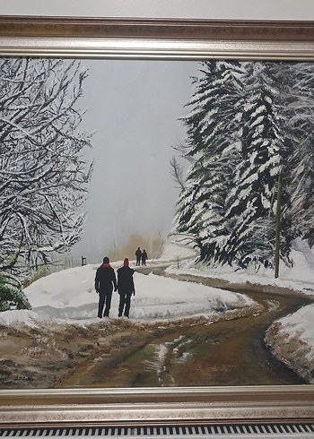 YAĞLI BOYA TABLO BOLU MANZARA - Görsel 6