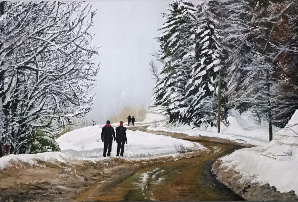 YAĞLI BOYA TABLO BOLU MANZARA - Görsel 2