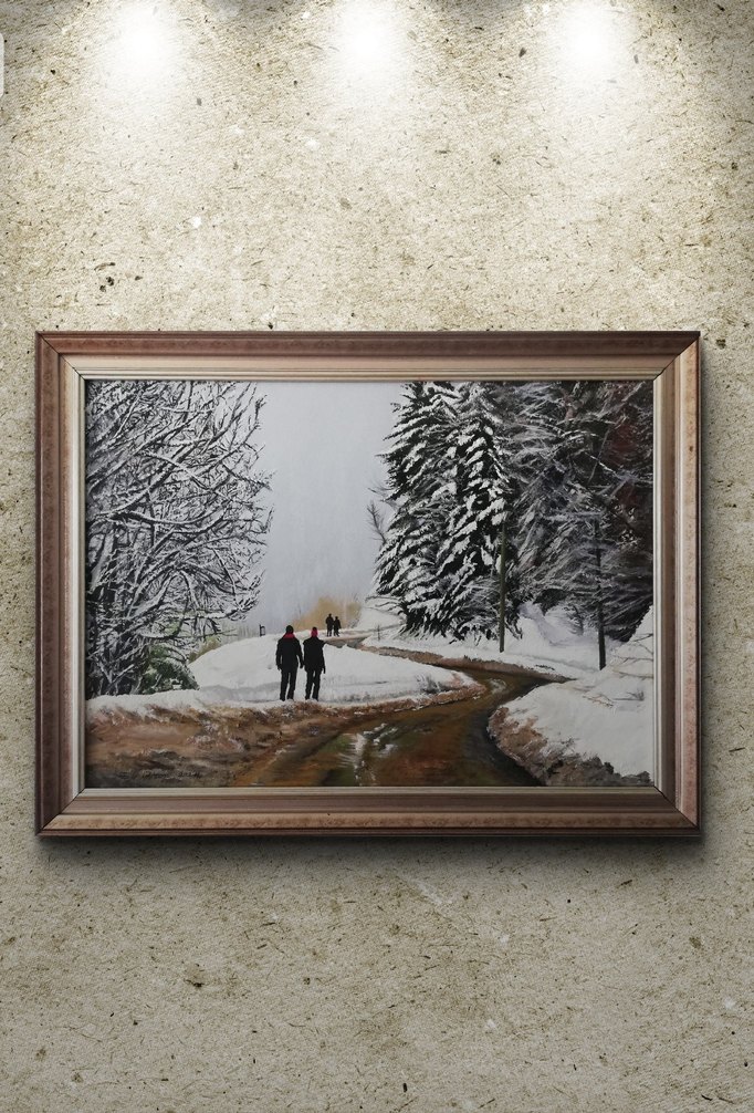 YAĞLI BOYA TABLO BOLU MANZARA - Görsel 4