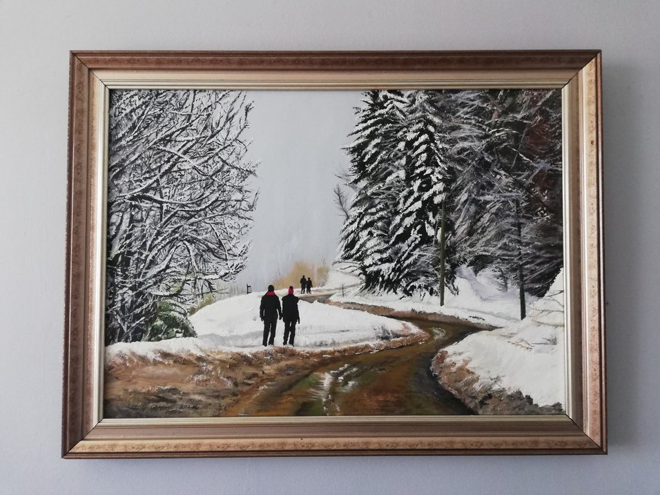 YAĞLI BOYA TABLO BOLU MANZARA - Görsel 3