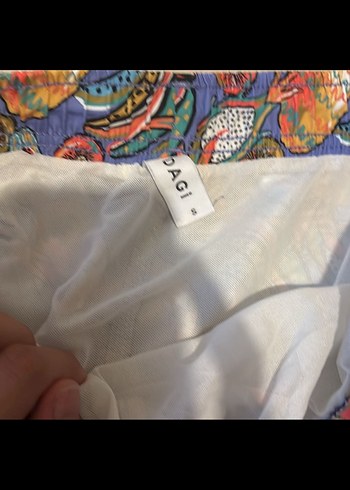 Dagi Renkli Bağcıklı Bohem Erkek Şort - Görsel 2