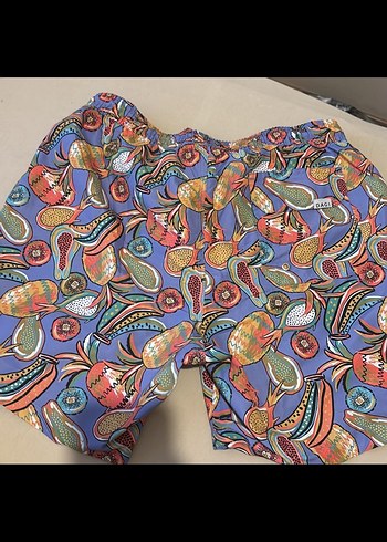 Dagi Renkli Bağcıklı Bohem Erkek Şort - Görsel 5