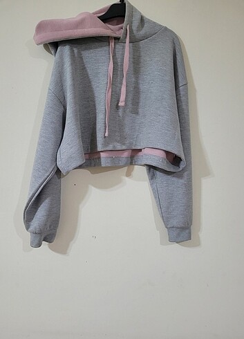 Crop Kapüşonlu Ltb Sweatshırt