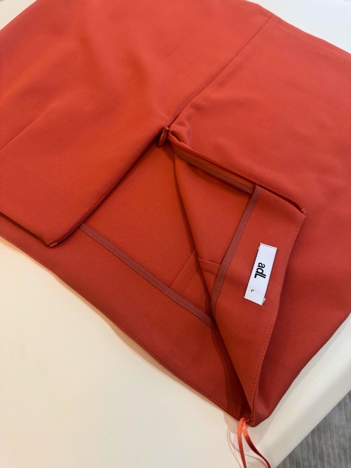 Turuncu düz Mini Etek - Görsel 4