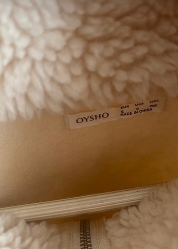 Oysho Geyik Nakışlı Bohem Yüksek Yakalı kadın Polar Oysho