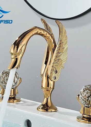 Diğer Altın kaplama kuğu model musluk