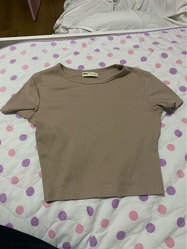 Crop tişört pull&bear