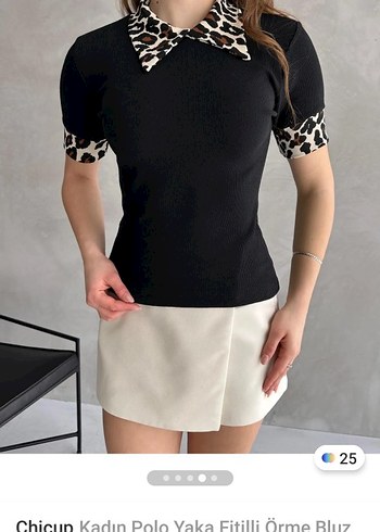 Kahverengi Leopar Desenli Kedi Yakası - Görsel 5