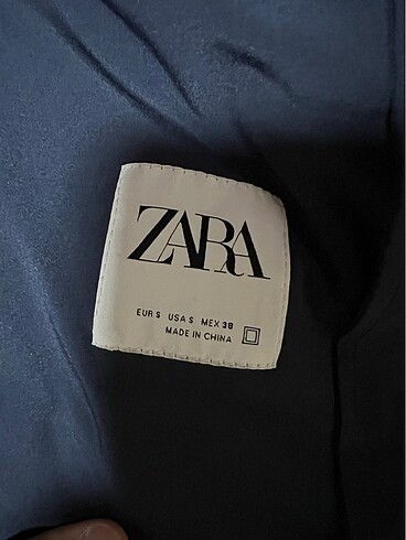 s Beden lacivert Renk ZARA YELEK