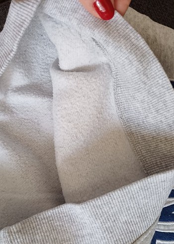 7 Yaş Beden gri Renk Erkek cocuk Kapüşonlu Gri Sweatshirt