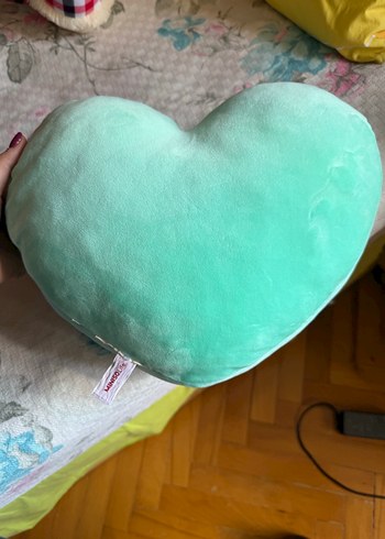 peluş kalp şeklinde yastık - Görsel 2