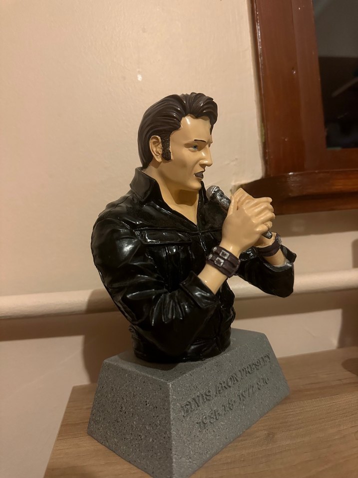 Elvis Aron Presley Büstü - Görsel 4