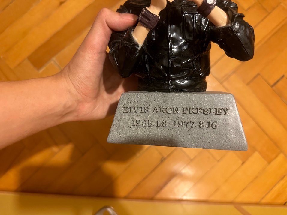 Elvis Aron Presley Büstü - Görsel 5