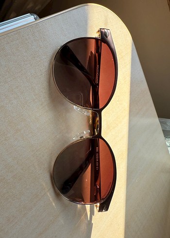 Şeffaf Kahverengi Kadın Güneş Gözlüğü - Görsel 7