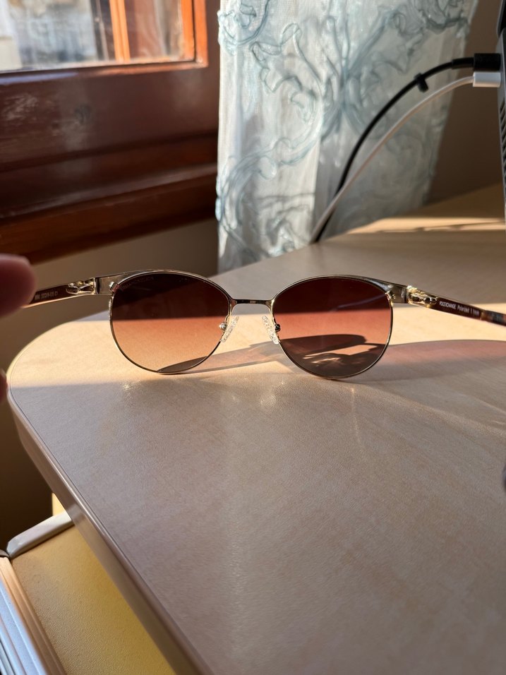 Şeffaf Kahverengi Kadın Güneş Gözlüğü - Görsel 3