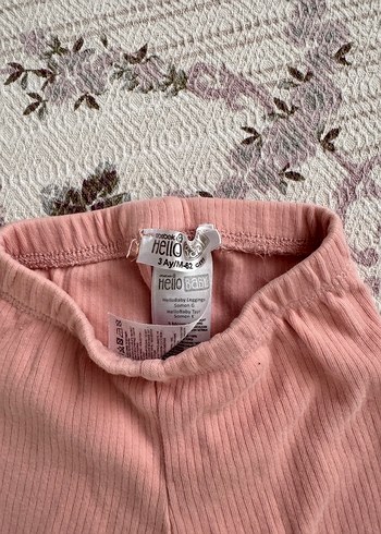HelloBaby Kız Çocuk Pembe Fırfırlı Rahat Tayt