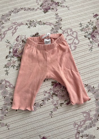 Kız Çocuk Pembe Fırfırlı Rahat Tayt