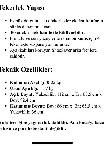 Joie Versatrax Lacivert Bebek Arabası - Görsel 8