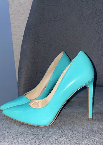 Mavi Kadın Stiletto Topuklu Ayakkabı - Görsel 2