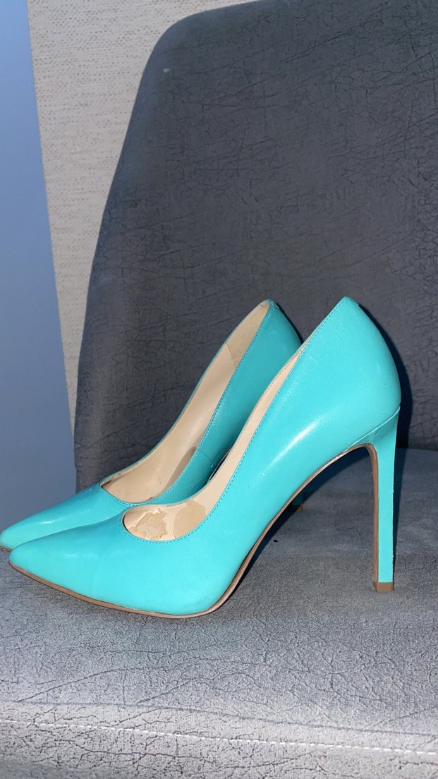 Mavi Kadın Stiletto Topuklu Ayakkabı - Görsel 2