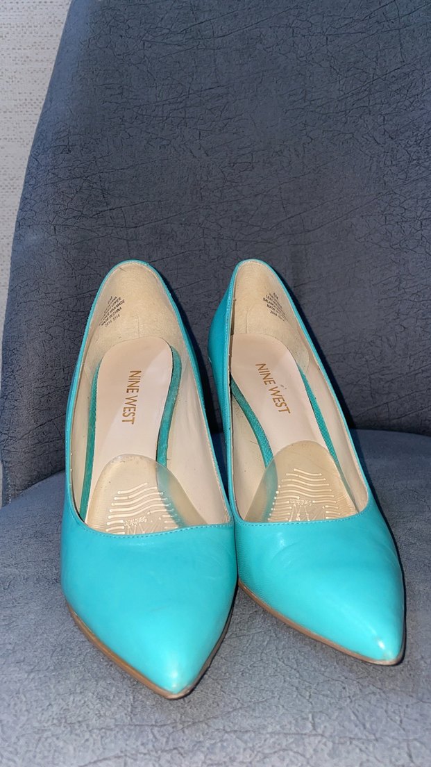 Mavi Kadın Stiletto Topuklu Ayakkabı - Görsel 3