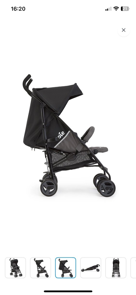 Joie Gri-Siyah Bebek Arabası - Görsel 2