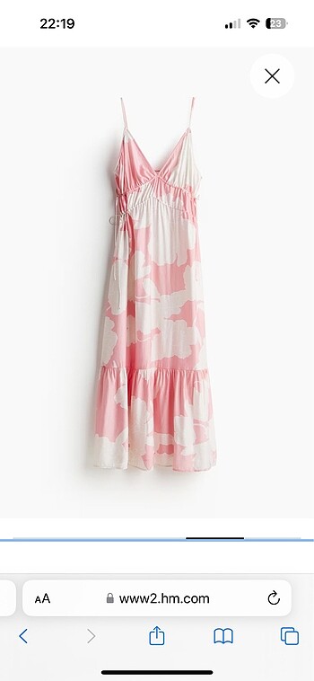 H&M yazlık elbise