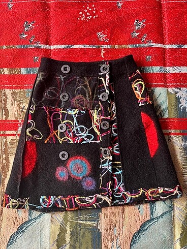 Vintage kısa etek