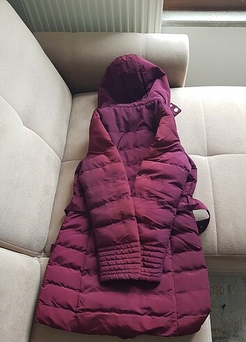36 Beden bordo Renk Mudo şişme mont bordo