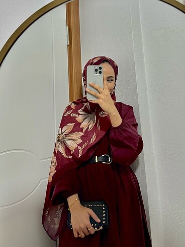 bordo şal