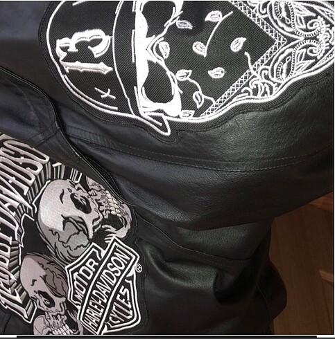 xl Beden Harley Davidson ceket orjinal bizon derisindendir 2 defa giydim 