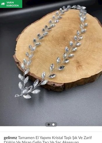 Beyaz Payetli Bohem Saç Aksesuarı - Görsel 2