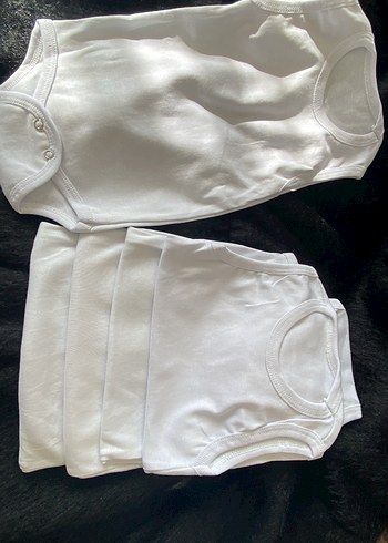 Beyaz Bebek Atlet Çıtçıtlı Body - Görsel 7